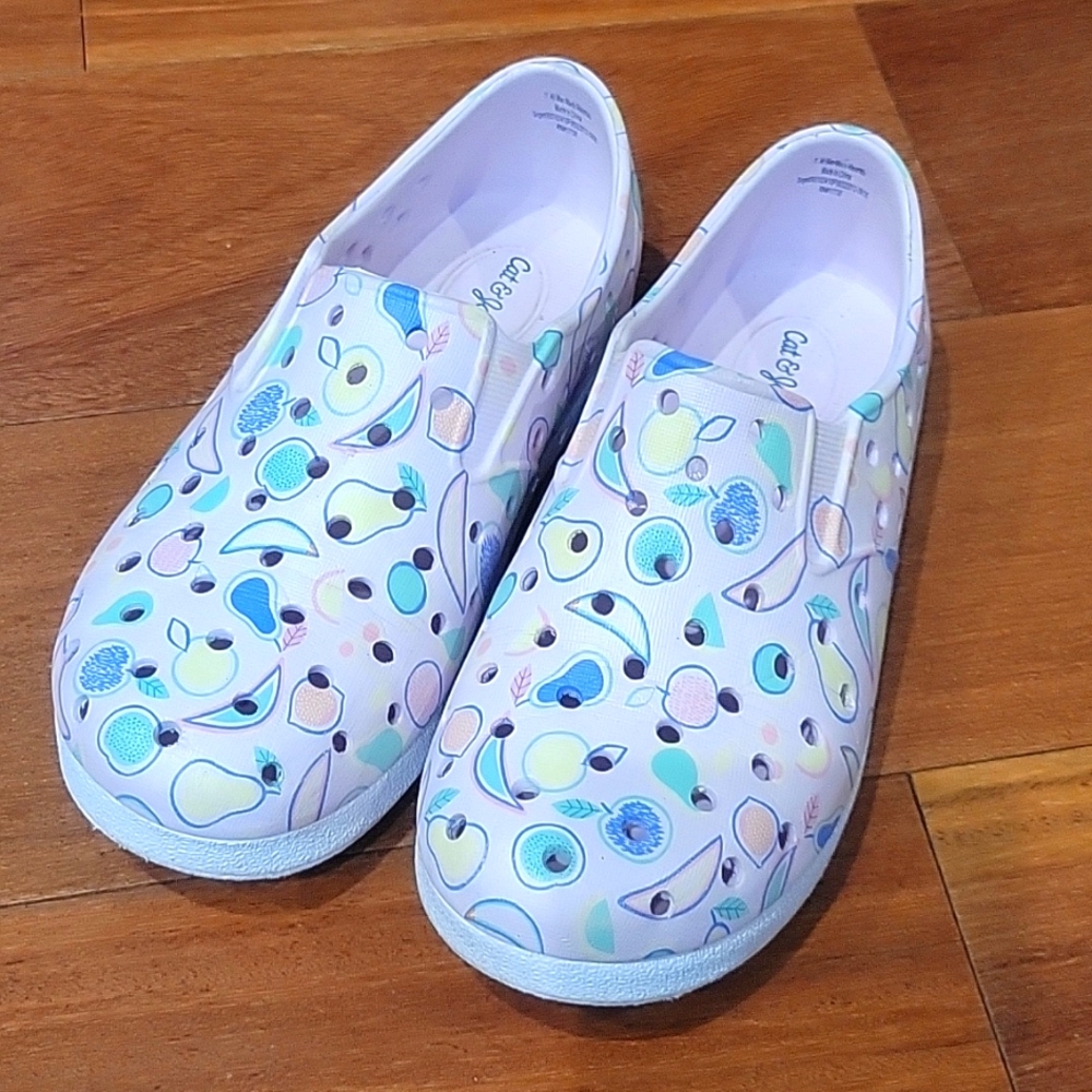 Cat & Jack fruit print slip on water shoes